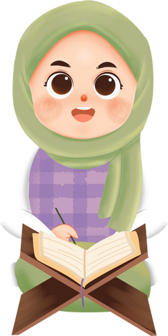 muslim kid reading quran